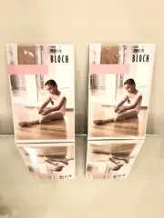 2 Bloch Endura Elite Children's Footed Tights T1921G Size CHM Pink NIP
