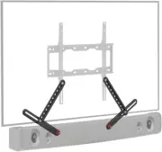 Universal Soundbar Mount Adjustable Bracket for Mounting Above or Under The T...