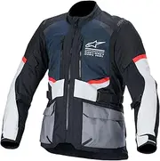 Alpinestars Motorcycle, Deep Blue/Black/Ice Gray, Deep Blue/Black/Ice Gray