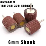 6mm Shank Flap Wheel Sanding Sandpaper Drill Polish Disc For Dremel Rotary Tool