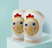 CARRORABI Baby Crawling Pads - Knee Pads for Toddler - Baby Knee Protector Baby Knee Pads for Crawling, Breathable Knee Protector for,(Chicken Boy)
