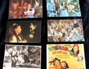 Wizard of Oz set of 14 post cards and an unopened mini lunchbox (tin man)