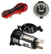 Car Cigarette Lighter Socket, 12V Waterproof Cigarette Lighter Power Adapter B36