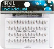 Ardell Duralash Knotted Short Individual Flare Lashes, Brown, Short