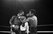 Aaron Pryor Tries To Block The Punch From Alexis Arguello Old Boxing Photo