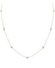 14K Rose Gold 1.00 ct. tw. Diamond Necklace