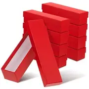 8 Pcs Coin Storage Box 2x2inch Flip Holders Collectors Coin Supplies Red