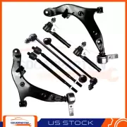 For 2004-09 Nissan Quest Suspension 8Pieces Control Arm Tie Rod End Sway Bar Kit (for: Nissan)