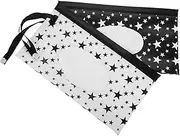 Hoement 2pcs Tissue Bag Refillable Wipes Pouch Travel Wipe Holder Reusable Wipes Holder Wipe Containers Refillable Travel Wipes Container Wipes Case Wipe Dispenser on The Go Wipe Pouch