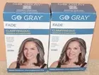 2 Pack GO GRAY FADE CLARIFYING DUO Hair SHAMPOO & CONDITIONER 6 Oz. Each New!