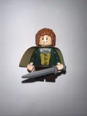 Lego LOTR Meriadoc Brandybuck Merry Dark Green Jacket LOR016 Minifigure