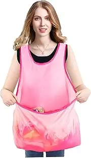 [HORIALENCE] Wet Clothes Storage Apron with Pocket Multi Functional Oxford Apron for Hanging Wet Clothes Durable Easy to Clean Suitable for Daily Household Use Fashionable Design