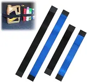 4 PCS Colorful Car Trunk Organizer Straps, Car Accessories Car Storage Organizer Straps, Cargo Storage Strap for SUV Truck Van (Blue, Black)