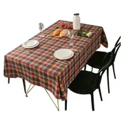 Scotland Plaid Christmas Tablecloth for Rectangle Tables - Multicolour