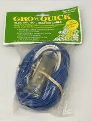 Gro Quick Electric Soil Dirt Heating Warming 48’ Cable 12. Sq Ft Garden Seeds