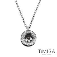 在飛比找松果購物優惠-【TiMISA 純鈦飾品】轉動幸福 純鈦項鍊(H) (8.8