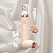 Store Own Brand Epilator for Women Face, Pro 3.0 Women Face Epilator, Facial Hair Removal, Waterproof, Pink, Includes Replacement Blade, Instruction Manual, Brush