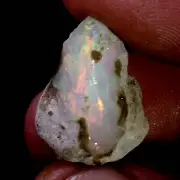 10.70 Cts Ethiopian "Play-Of-Color" Fire Opal Rough Natural Gemstone USA DEALER