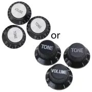 3 Pcs Electric Guitar Knobs Top Hat Volume Tone Control Knobs Potentiometer