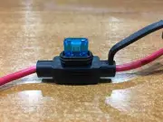 Inline Blade Fuse Holder - 15 Amp - Mini/Small Type 12 AWG Wire & Free Fuse x 1