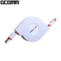 在飛比找蝦皮購物優惠-GCOMM micro-USB 強固型充電傳輸伸縮扁線 (1