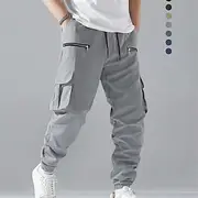Men's Cargo Pants Hiking Pants Trousers hiking trousers Outdoor Regular Fit Waterproof Windproof Quick Dry Lightweight Pants / Trousers Elastic Waist Zipper Po
