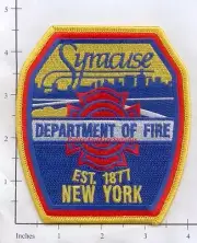 New York - Syracuse NY Fire Dept Patch