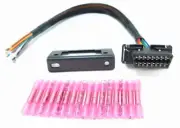 OBD2 J1962 Female to Open Pigtail Cable Bracket Obdii Port Replacement Cable 1Ft