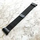 Modern Black Color Adjustable Milanese Loop Mesh Band Strap for Fitbit Ionic