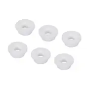 6Pcs T Type Rubber Grommet Mount Dia 28mm ID 18mm H 13.5mm Seal Protection