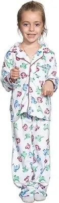 Kids Griswold Christmas Vacation Movie Clark's Dinosaur Pajama Shirt Pants Set