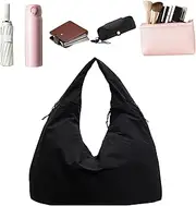 [Generic] Purses for Women Trendy, Top-Handle Shoulder Bags Solid Color Ladies Shoulder Bag, Fashionable Shoulder Pouch Tote Bag Purse for Mobile Phones Laptops Tissues