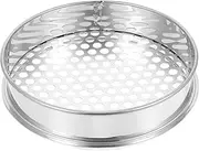 Flour Strainer Panning Soil Sifter Compost Sifter Soil Sieve Mesh Filter Sifter for Japanese Bonsai Gardening Cultivation Tool 20cm 10mm Soil Sifter Mesh Garden Sieve Hand Tools