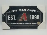Arizona Diamondbacks "The Man Cave Est 1998" Framed Art & Game Used Infield Dirt