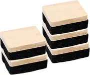 GANAZONO 5Pcs Multi Functional Chalkboard Erasers Safe Felt Blackboard Cleaner for School Office Home Use Dust Reducing Wiping Tools for Writing Surface