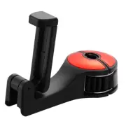 Natural Tactility 2in1 Car Headrest Hidden Hook with Phone Holder, 360° Rotation