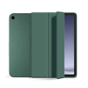 【ANTIAN】三星 Galaxy Tab A9+ 蜂窩散熱液態矽膠平板皮套 智慧休眠喚醒三折支架保護套