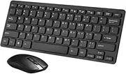 Wireless Keyboard Mouse 2.4g Mini Keyboard Portable for Pc Laptop Tablet