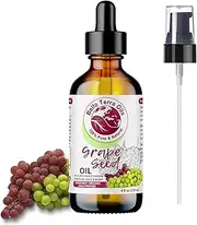 NEW Grape Seed Oil. 4oz. Cold-pressed. Unrefined. Organic. 100% Pure. Rich in vitamins. Hexane-free. Rejuvenates Skin. Softens Hair. Natural Moisturizer. For Hair, Skin, Nails, Beard, Stretch Marks.
