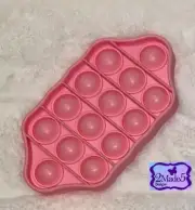 NEW! Fidget Toy Push Pop- Pink Token