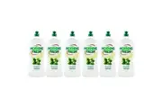 6PK Morning Antibacterial Dishwashing Liquid Dish Cleaner 1.25L Original Clear