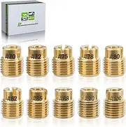 partszen Carburetor Main Jet Kit (70 72 75 78 80 82 85 88 90 100) for Honda GX160 GX200 GX390 Predator 212cc Mini Bike Go Kart,10 pcs