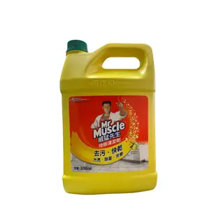 威猛先生 地板清潔劑加侖桶-清新檸檬3785ml*1瓶