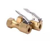 2Pcs 8mm Open Flow Air Chuck with Lock Connector Tire Inflator Valve