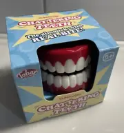 Chattering Teeth - Clockwork Wind up Joke Dentures New & Sealed Tobar Ages 5+