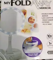 My Foldaway Mirror 10X Lighted Makeup Mirror As Seen On TV NEW.