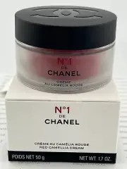 CHANEL N°1 REVITALIZING CREME AU CAMELIA ROUGE RED CAMELLIA CREAM 1.7 NEW IN BOX