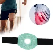 (Green )Cooling Gel Knee Pack Reusable Hot Cold Compress Gel Ice Pad Bag For