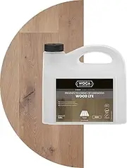 WOCA Denmark Wood Lye – Scandinavian Light Wood Stain for Whitewashing & Driftwood Effect – White, 2.5L – Reduces Yellowing on Indoor Wood