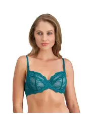 [Pleasure State] My Fit Lace Underwire Bra in Everglade